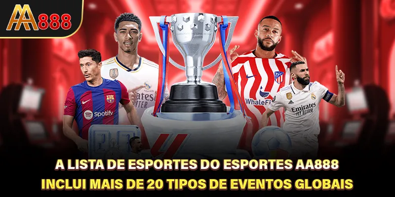 Mais de 20 modalidades com odds competitivas e transparência elevada